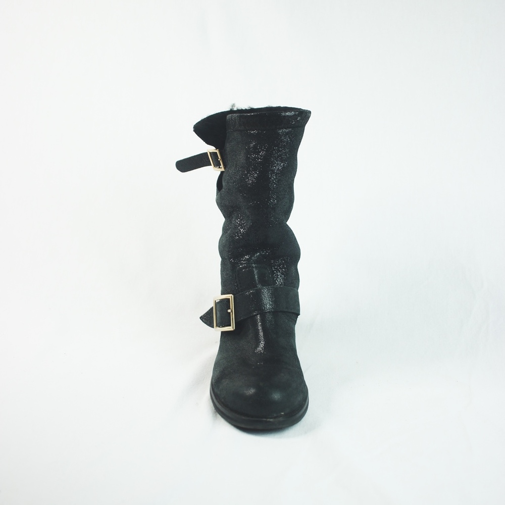 Jimmy Choo Women's Biker Boots in Black 8 - Picture 8 of 11